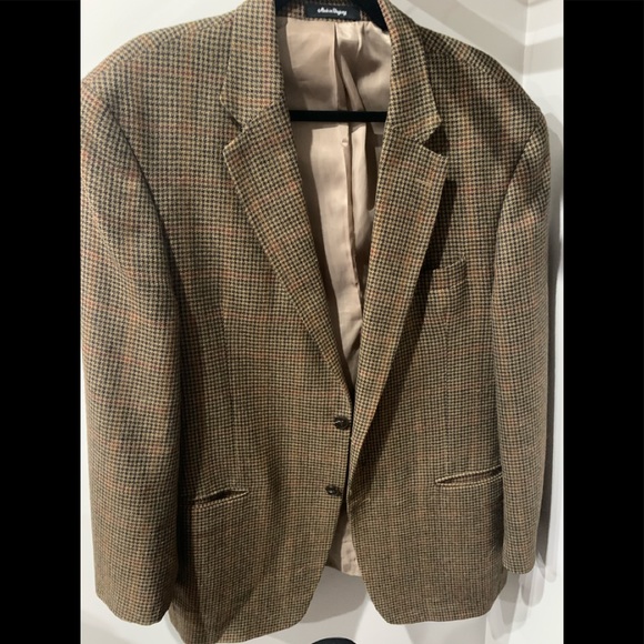 Plaid Wool Sport Coat 40 reg - Picture 4 of 5